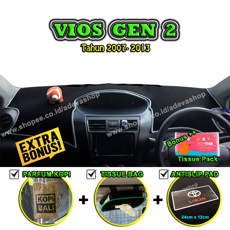 Alas Dashboard Mobil Vios Gen 2 Karpet Dashboard Mobil Cover Dasbor Mobil