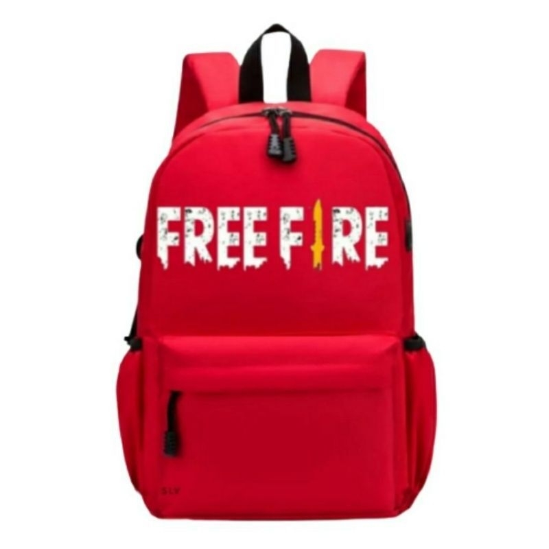 Tas sekolah Anak Sd Free Fire Tas anak terbaru free topi dan Jam