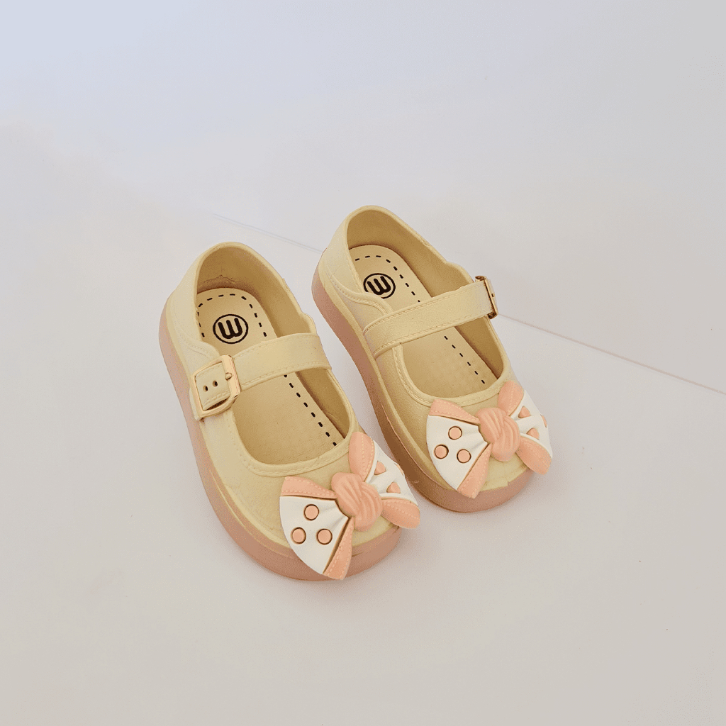 Askara - Sepatu flat shoes ballet anak perempuan import jelly  model pita melisa 24-35 New