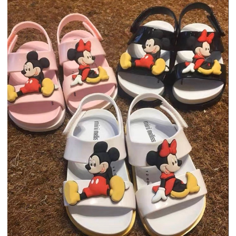 sandal anak minni mel micky mouse