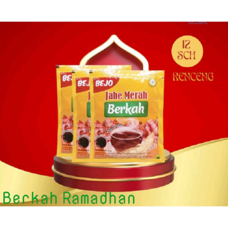 

BEJO Jahe Merah Berkah 1 renceng 12 sachet