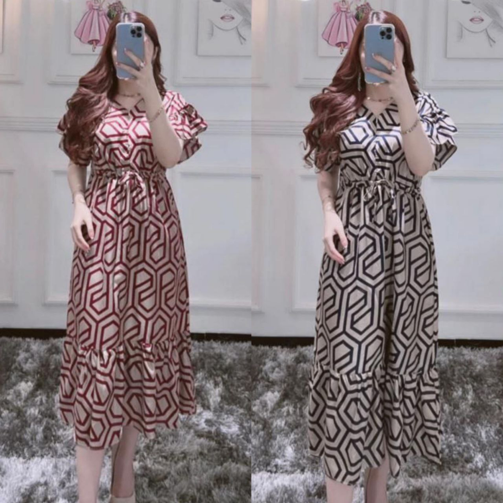 Daster Serut Dada Kekinian Pendek Home Dress Enjel Viral Busui Resleting Depan Bahan Rayon Tebal Len