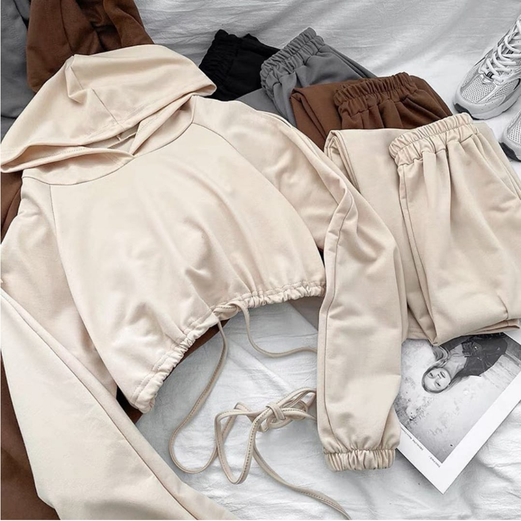 NORRA SET SETELAN WANITA KULOT SWEATER - ONE SET SETELAN WANITA