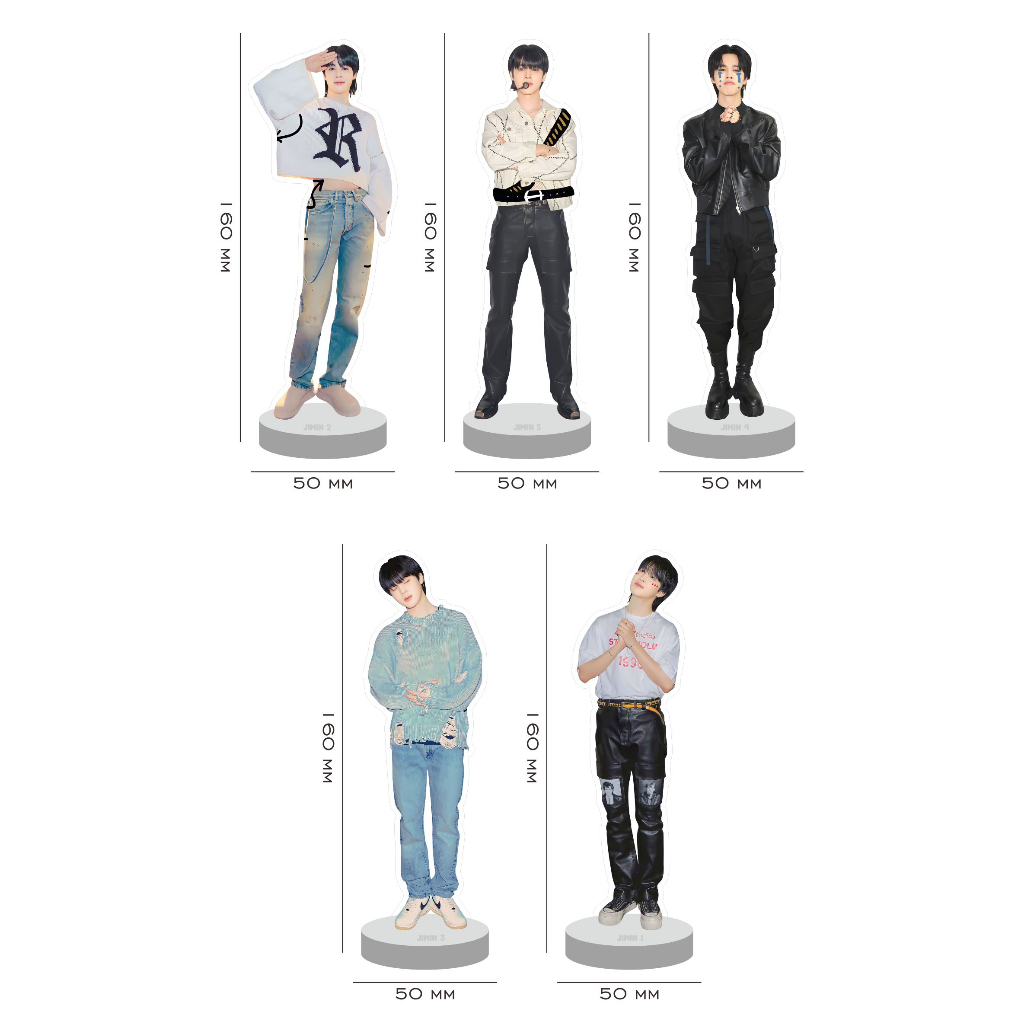 Stand Figure Akrilik Jimin Bts Album Face