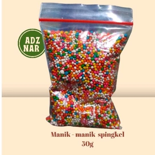 

Sprinkle / manik warna warni / hiasan kue 50g