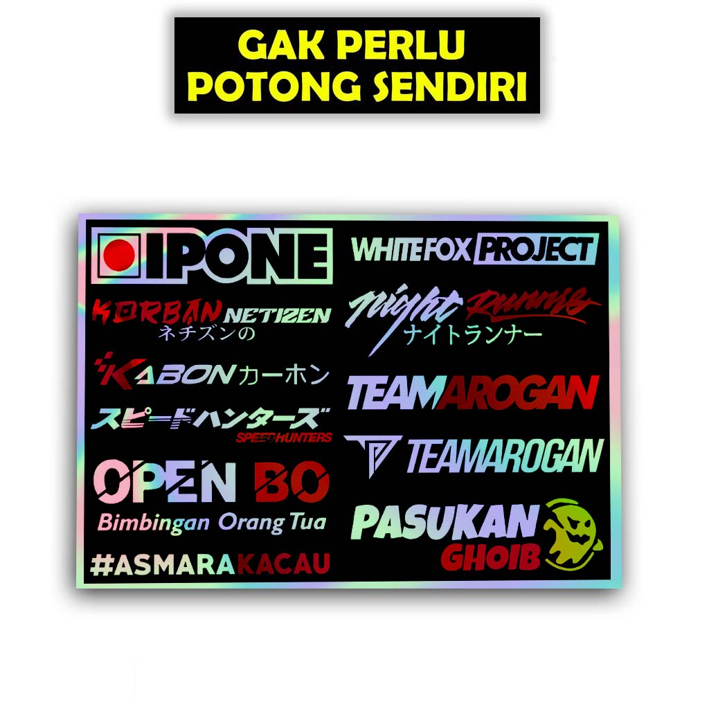 Stiker Hologram, Stiker Hologram Motor, Stiker Motor Hologram, Setiker Hologram