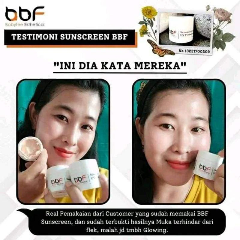 MFI - Sunscreen Glowing By BBF Babyfee Esthetical | Netto 10g