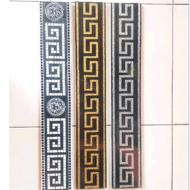 List plin granit keramik dinding 10x60cm