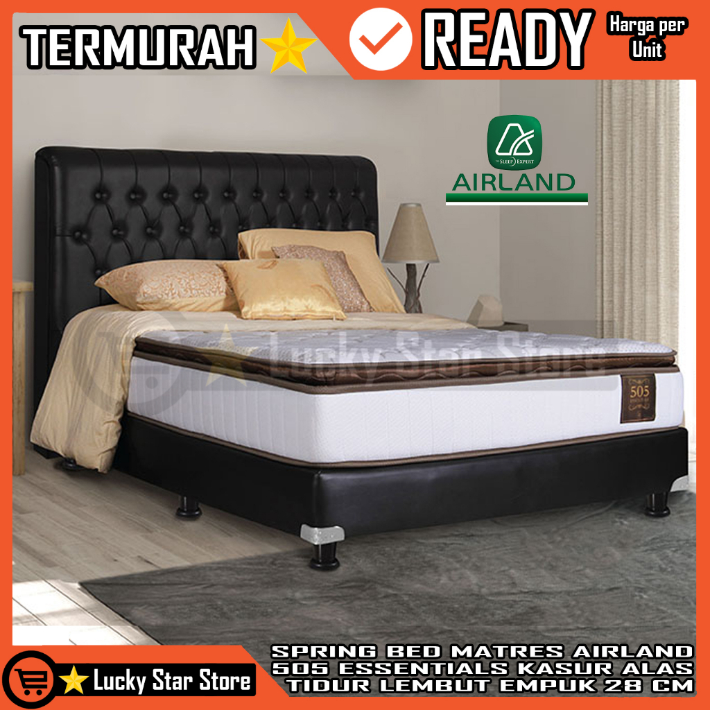 [Instan] KASUR SPRINGBED AIRLAND 505 ESSENTIALS SPRING BED MATRAS MATERAS PILLOW TEMPAT TIDUR ALAS B