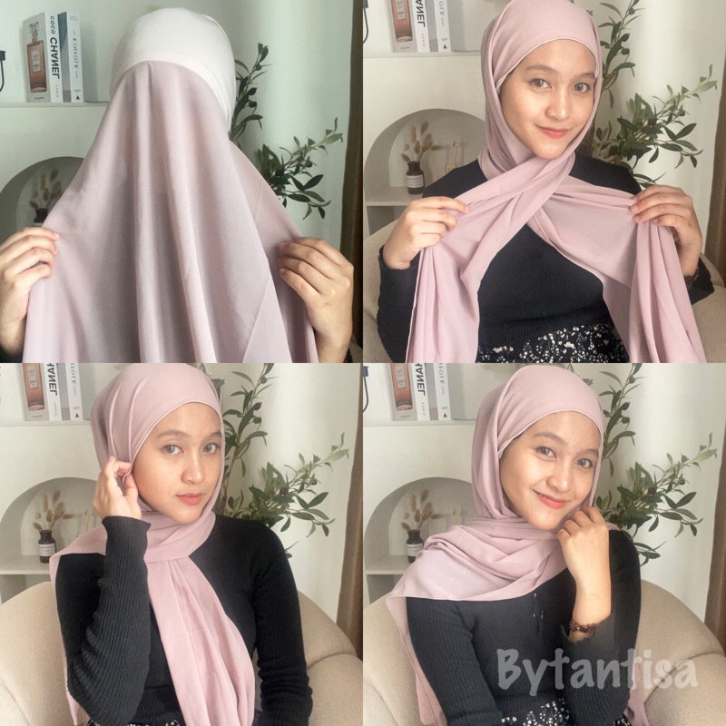 PASHMINA INNER 2in1 CERUTY BABYDOLL INNER JERSEY LABEL