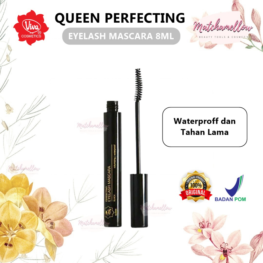 ❄️MATCHA❄️ VIVA QUEEN PERFECTING EYELASH MASCARA 8ML - EYE LASH ORIGINAL BPOM