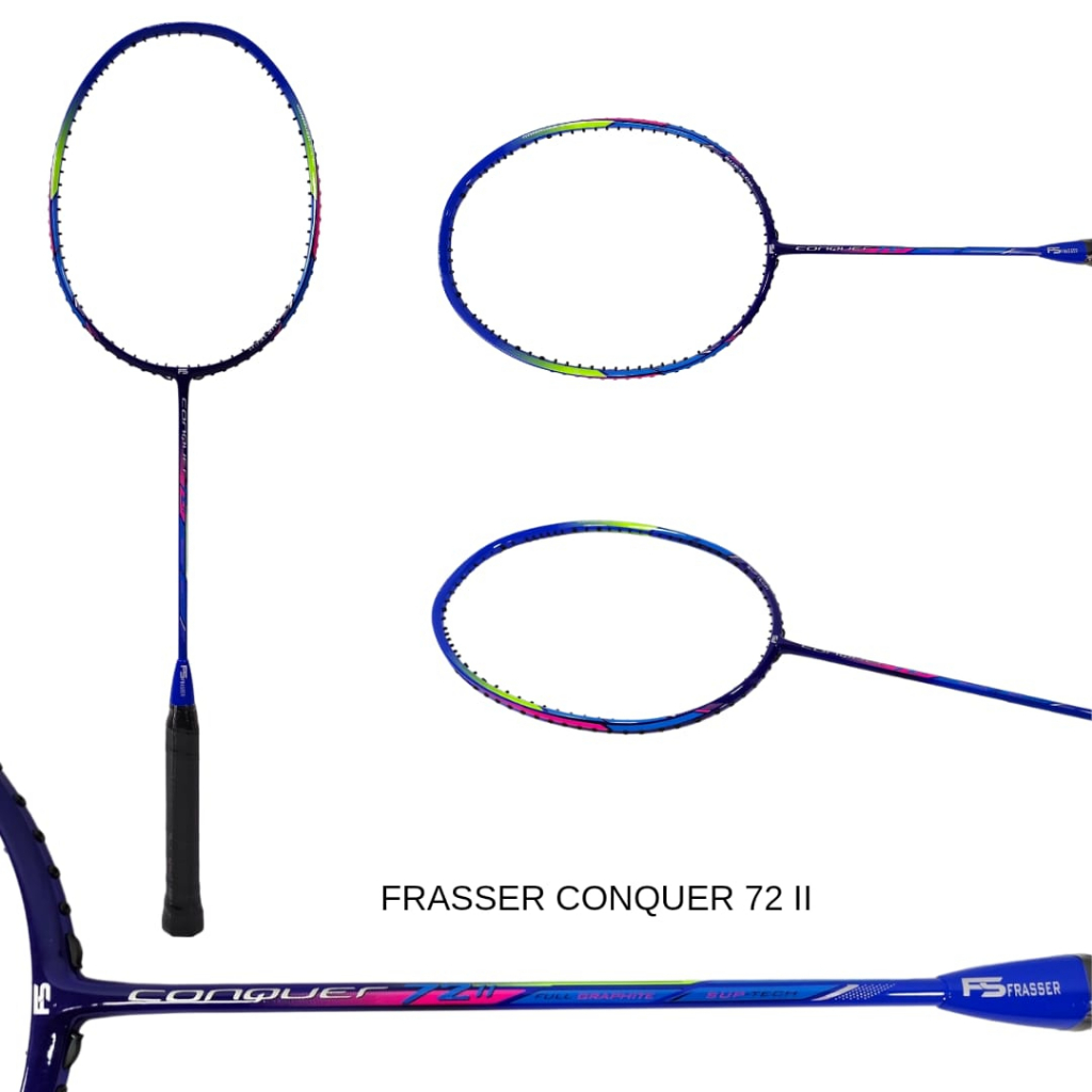 Raket Badminton Bulutangkis Frasser Conquer 72 II  Mitra