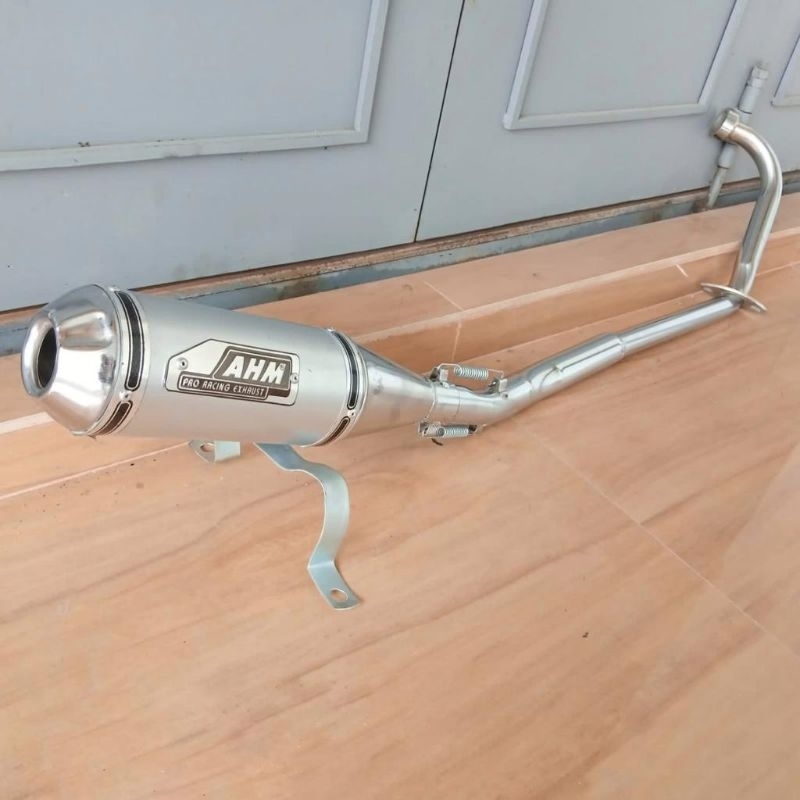 Knalpot Ahm Jupiter MX Old Jupiter MX New 135 Fullset - Knalpot Motor Jupiter Mx