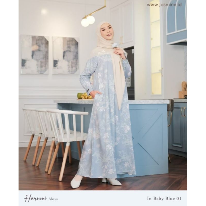 Gamis jasmine Harumi Abaya by jasmine Grd B Gamis lebaran size 3XL