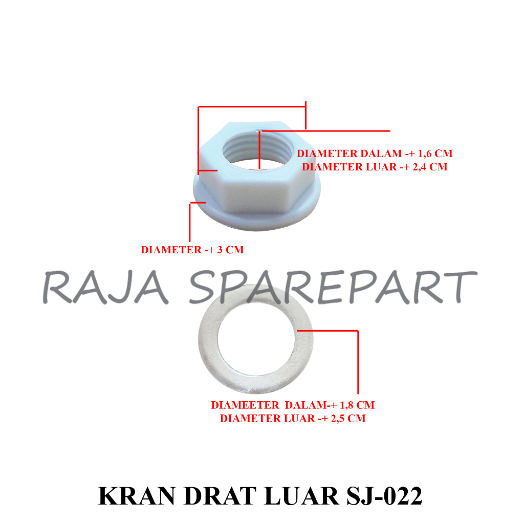 KRAN AIR DRAT PLASTIK/KERAN DRAT/KRAN DRAT LUAR SJ-022