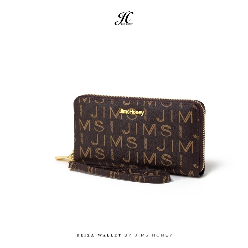 JIMS HONEY KEIZA WALLET Dompet Lipat Panjang Wanita Cewek Fashion Jimshoney Casual Terbaru
