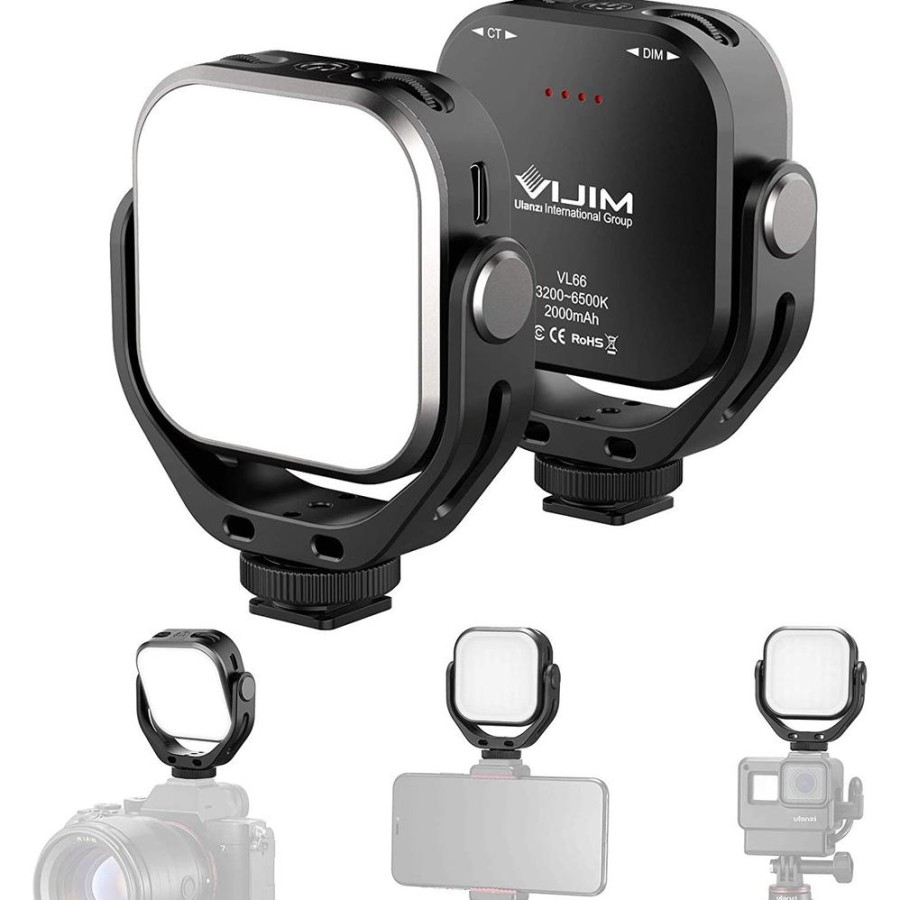Ulanzi Vijim VL66 Rotatable Bi Color Adjustable LED Video Light