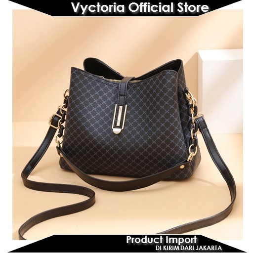 (COD) Vyctoria VOS6019 Tas Selempang Fashion Import Wanita Cantik Terbaru BQ3424 GT1937 CR7716 LT1968 JT6019 EL5542 5542 1937 7716 1968 6019 3424