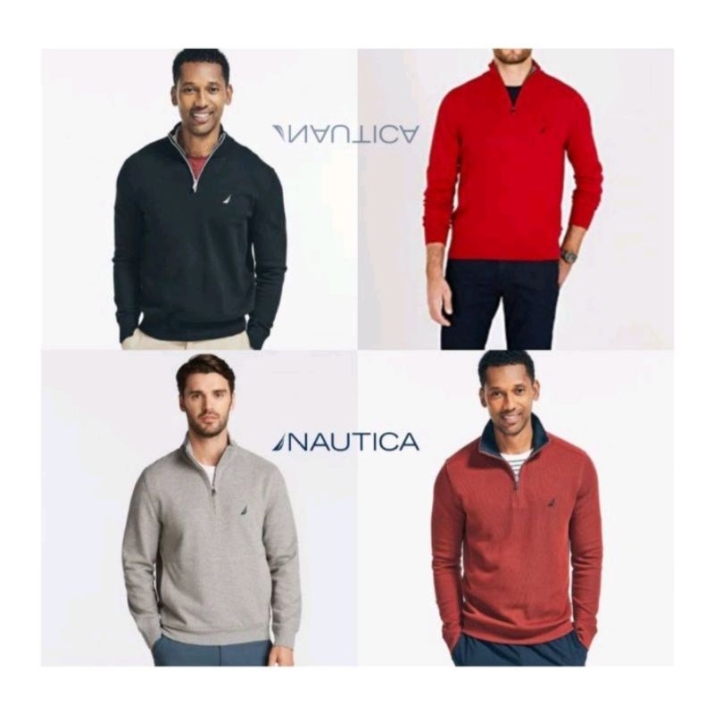 Sweater Nautica half zipper