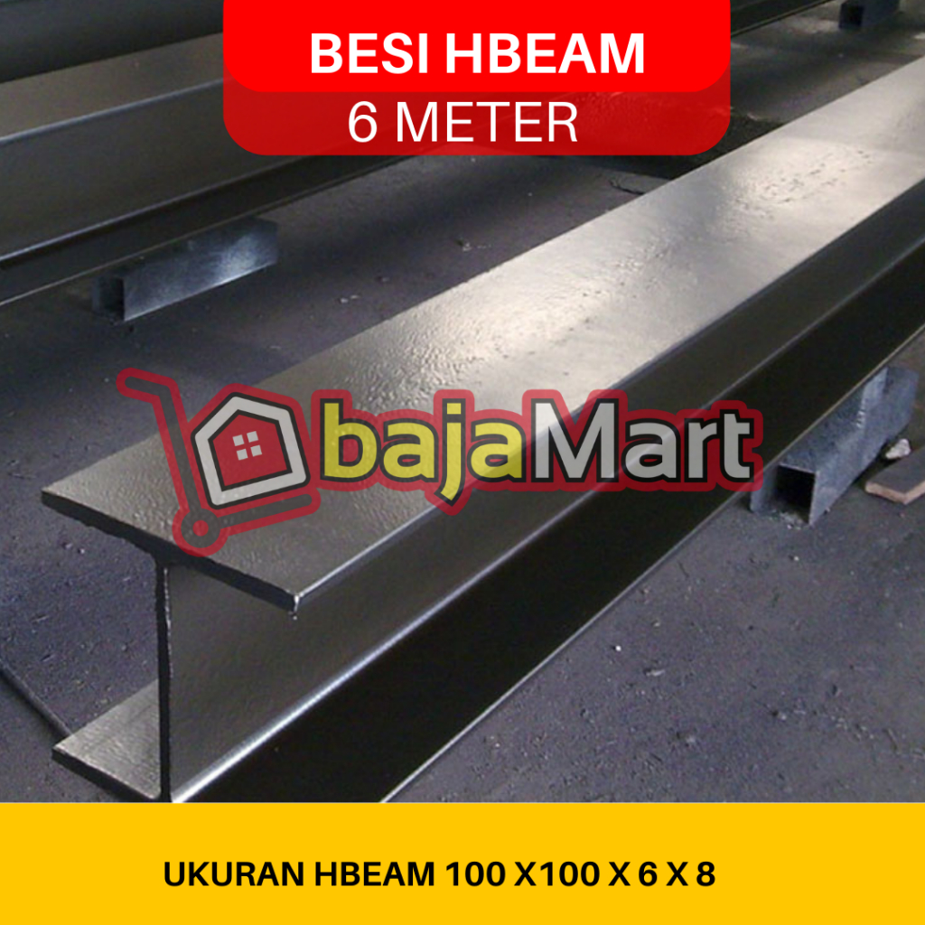 Besi HBEAM 100 X100 X 6 X 8