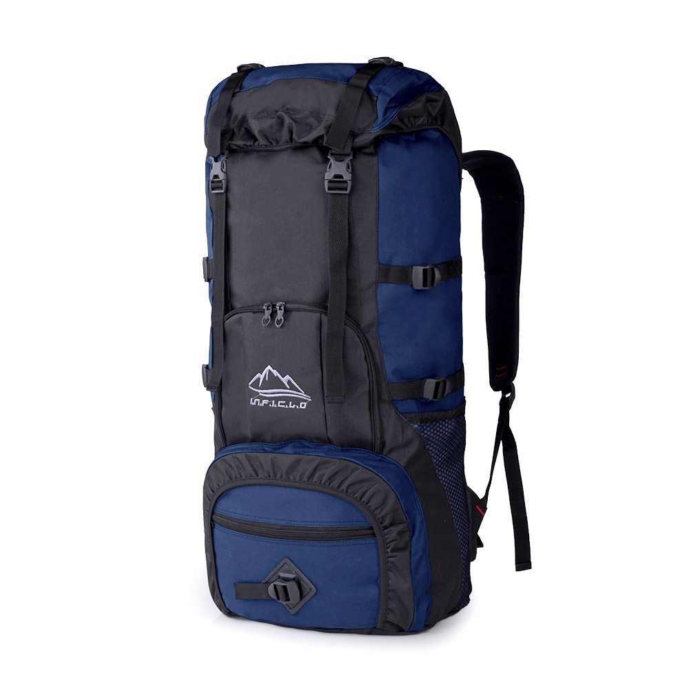 Justrue Ransel Gunung Pria Wanita 60 Liter Biru 658