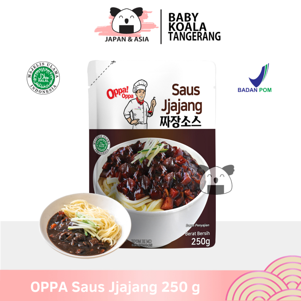 OPPA Saus Jjajang 250 g Halal | Pasta Kedelai Hitam  | Saus Jajangmyeon