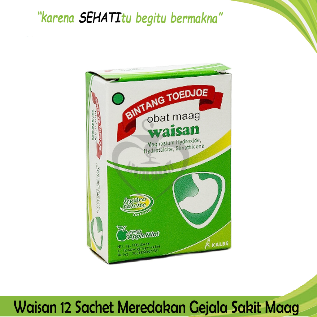 Waisan Obat Maag Meredakan Nyeri Asam Lambung