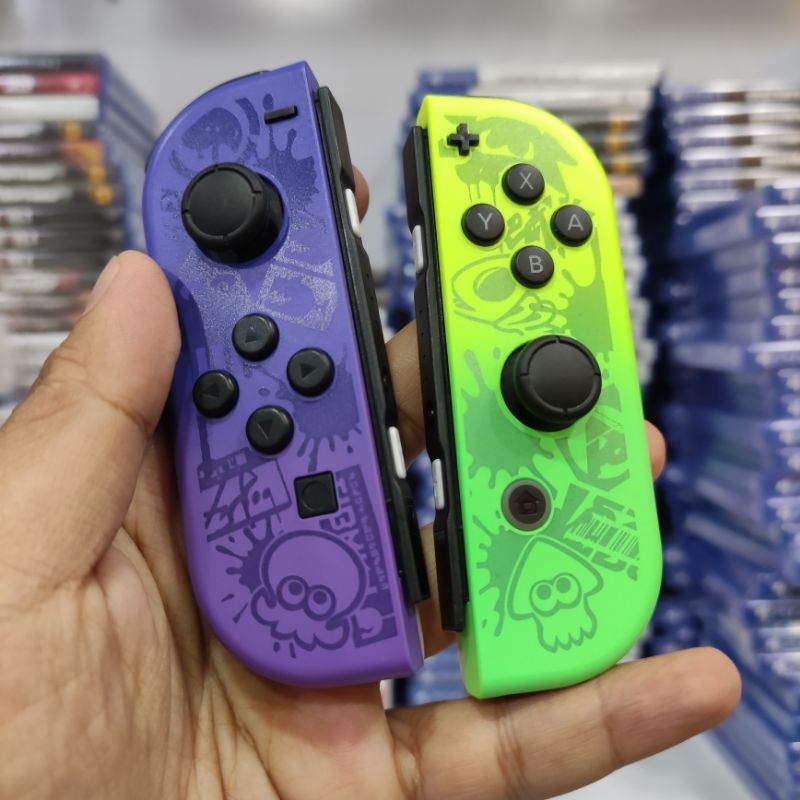 Joycon Joy Con Pad Nintendo Switch Splatoon Edition Third Party
