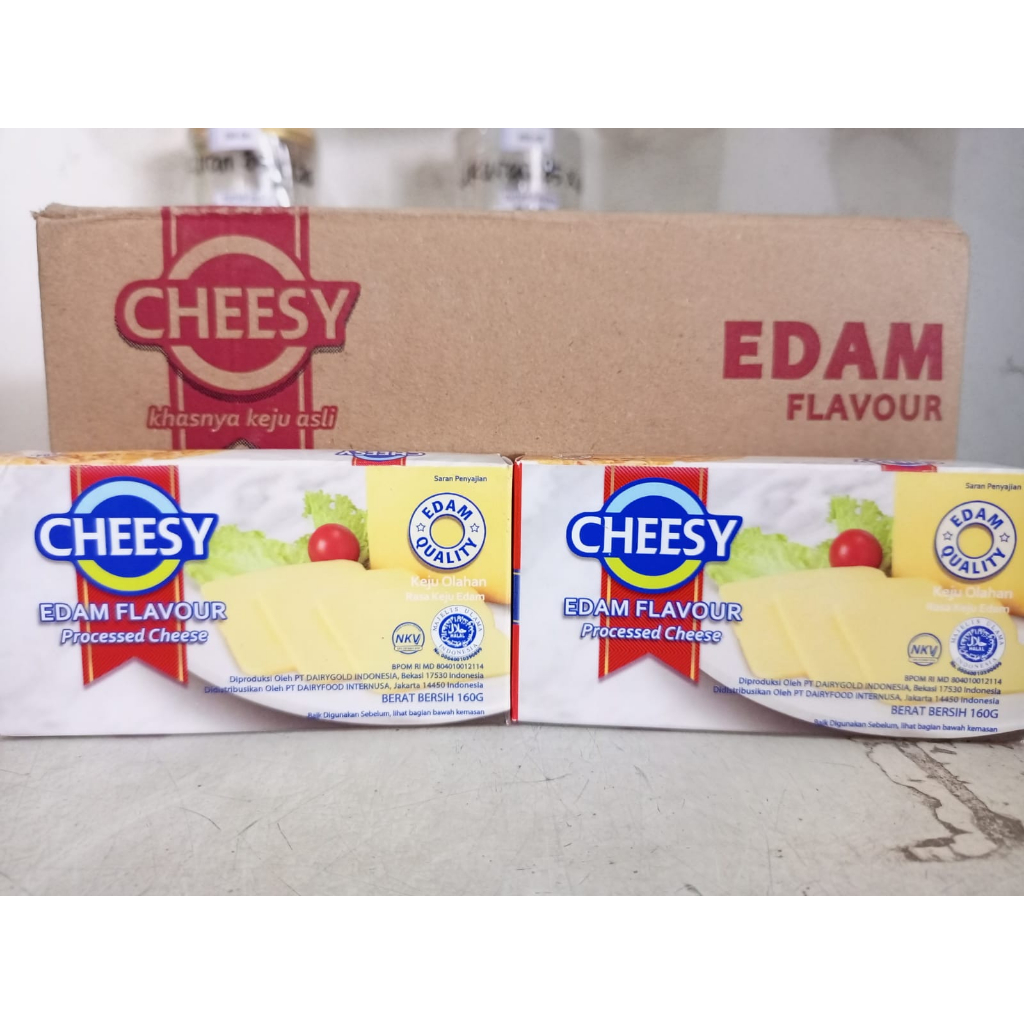 

Keju Edam Cheesy 160gr