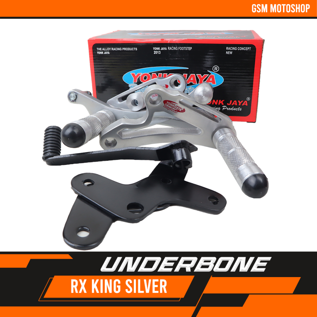 Underbone Rx King Silver Yonk Jaya / Footstep Underbone Rx King