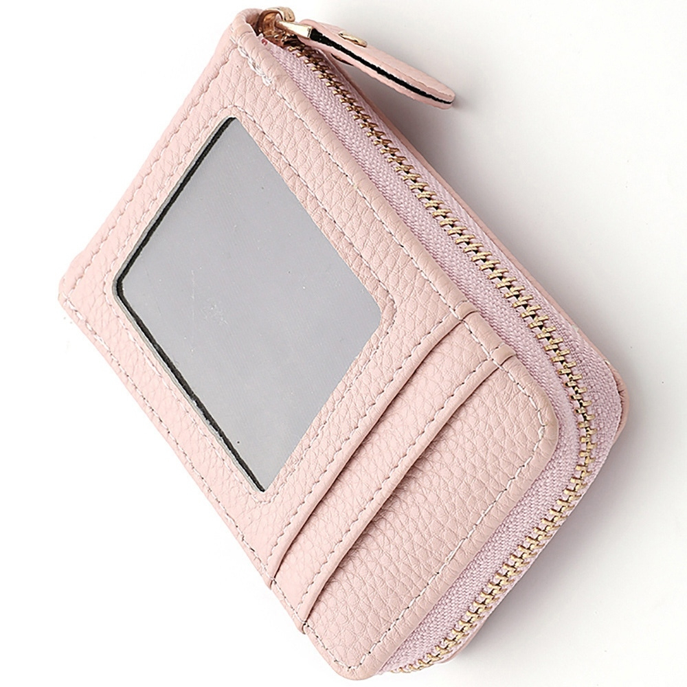 DOMPET KARTU WANITA BANYAK SLOT BRANDED RESLETING UANG KOIN IMPORT CARD HOLDER KULIT PINK LUCU FORME WA673P3 KOREA PREMIUM KECIL MINI REMAJA MURAH SIMPLE CASUAL KEKINIAN CEWEK