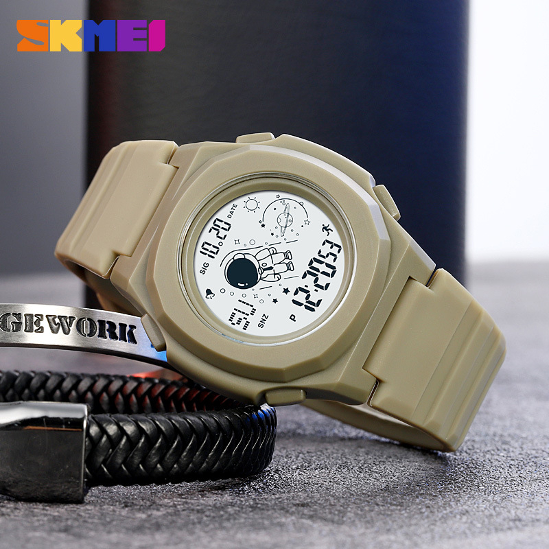 SKMEI 2024 Jam Tangan Pria Wanita Digital Astronout Anti Air 5 Bar WATCHKITE WKOS