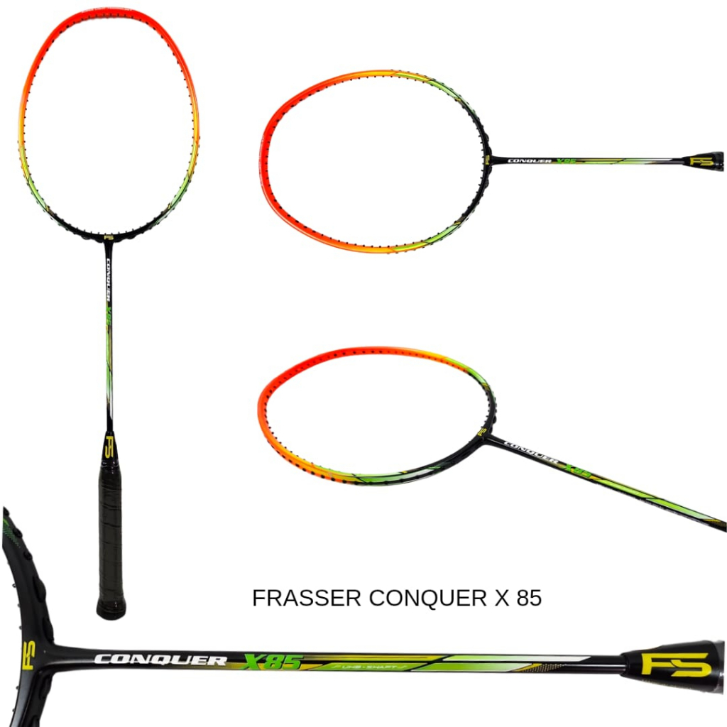 Frasser Raket Bulutangkis Raket Badminton Conquer X 85 Zmg