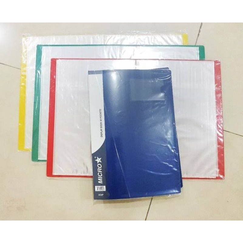 

CLEAR HOLDER 60 POCKET DISPLAY BOOK FOLIO