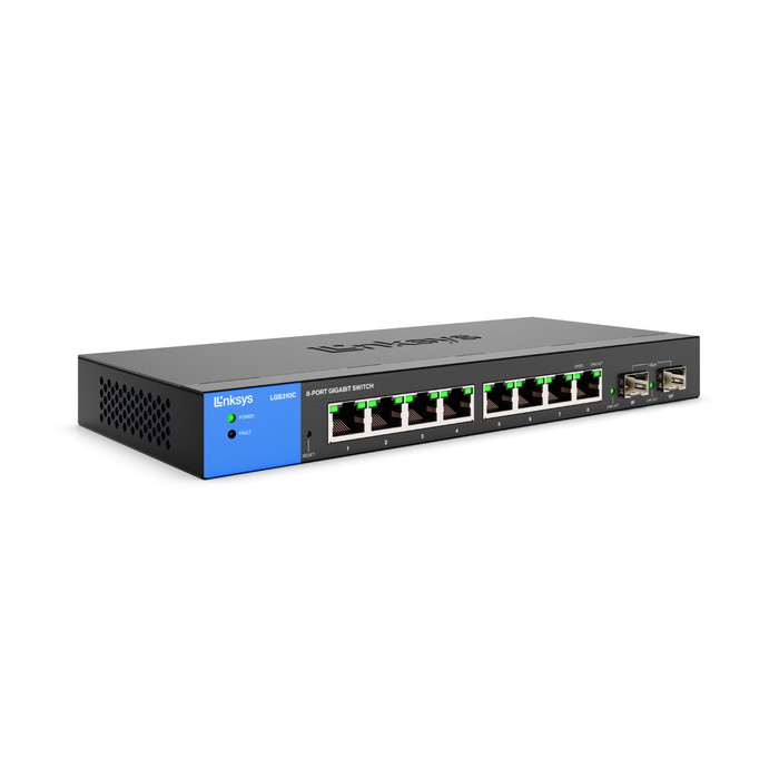 Linksys LGS310C 8-Port Gigabit with 2 Gigabit SFP Port Managed Switch