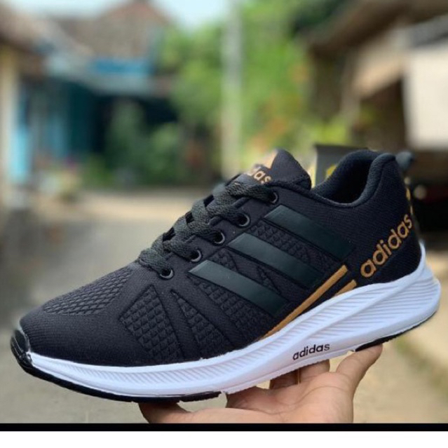 Sepatu sneakers pria wanita ADS logo olahraga Jogging santai senam ADS NEO