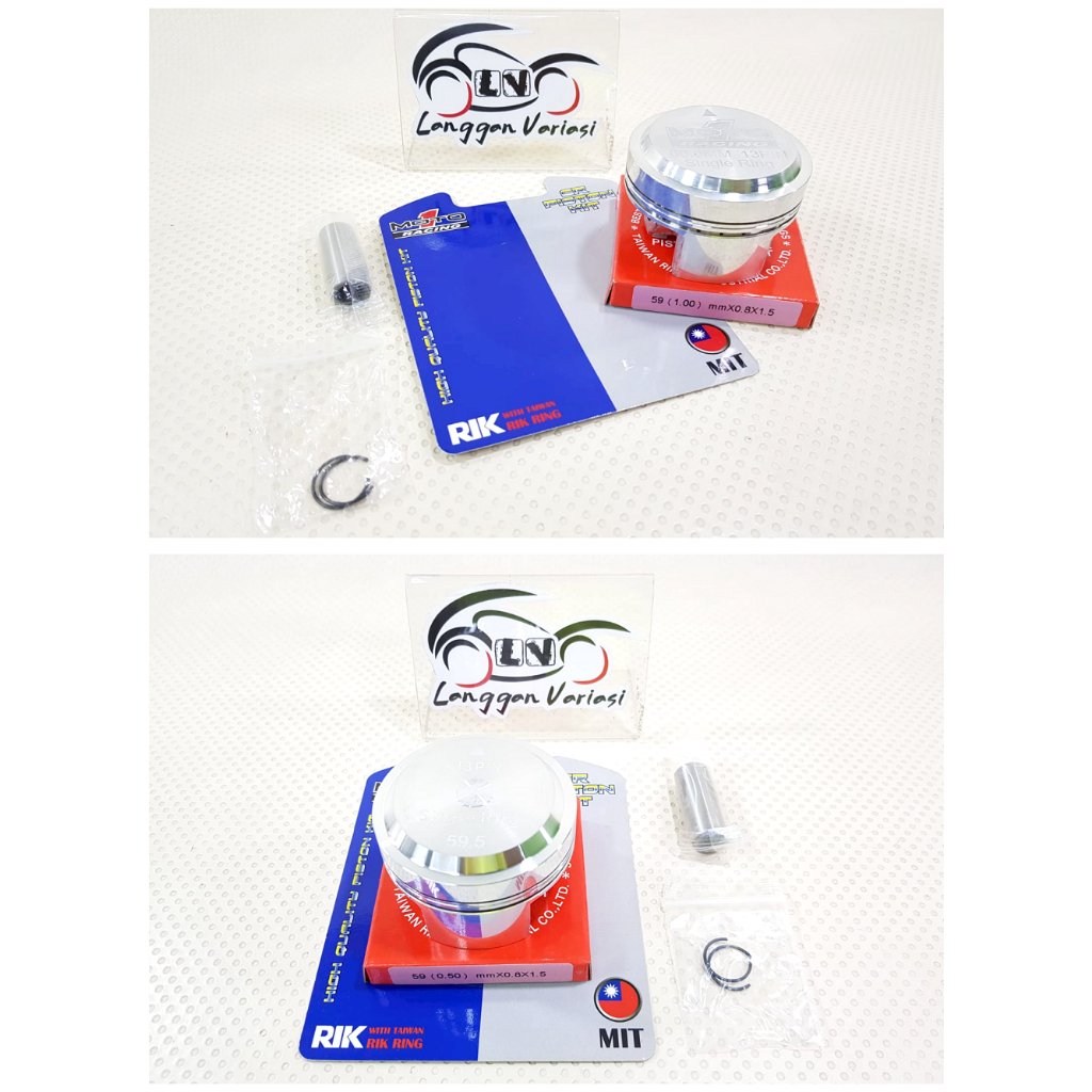 Piston Seher Motor MOTO1 MOTO 1 Racing Casting Pen Pin 13 59.5 / 60 mm Single Ring