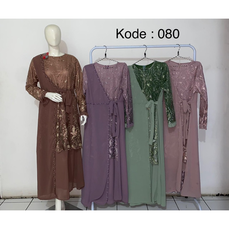 (REAL PICT) MILA DRESS_DRESS TILE KIMONO NEW ARRIVAL TERMURAH