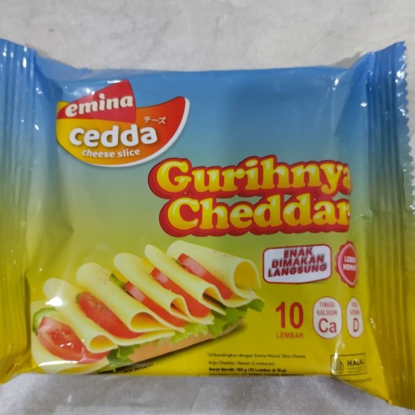 Emina Cedda / Slice Cheese Cheddar [150gr - isi 10pcs]