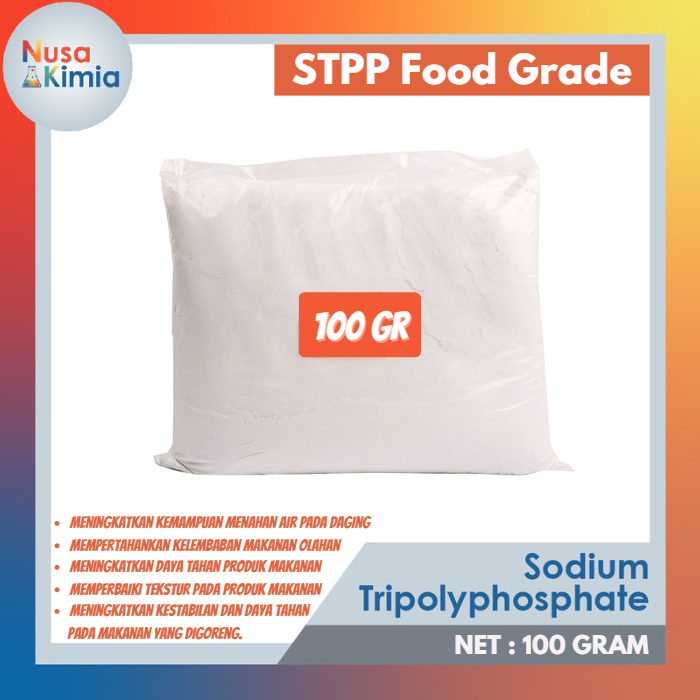 STPP - Sodium TriPolyPhospate Food Grade 100 Gram