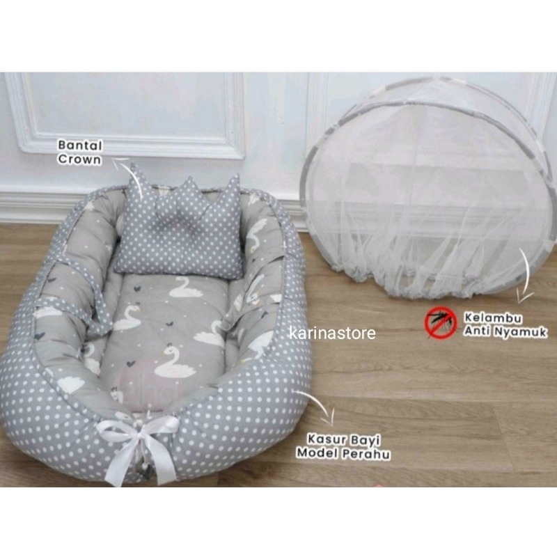 KASUR BAYI PERAHU SET BABY DOLL