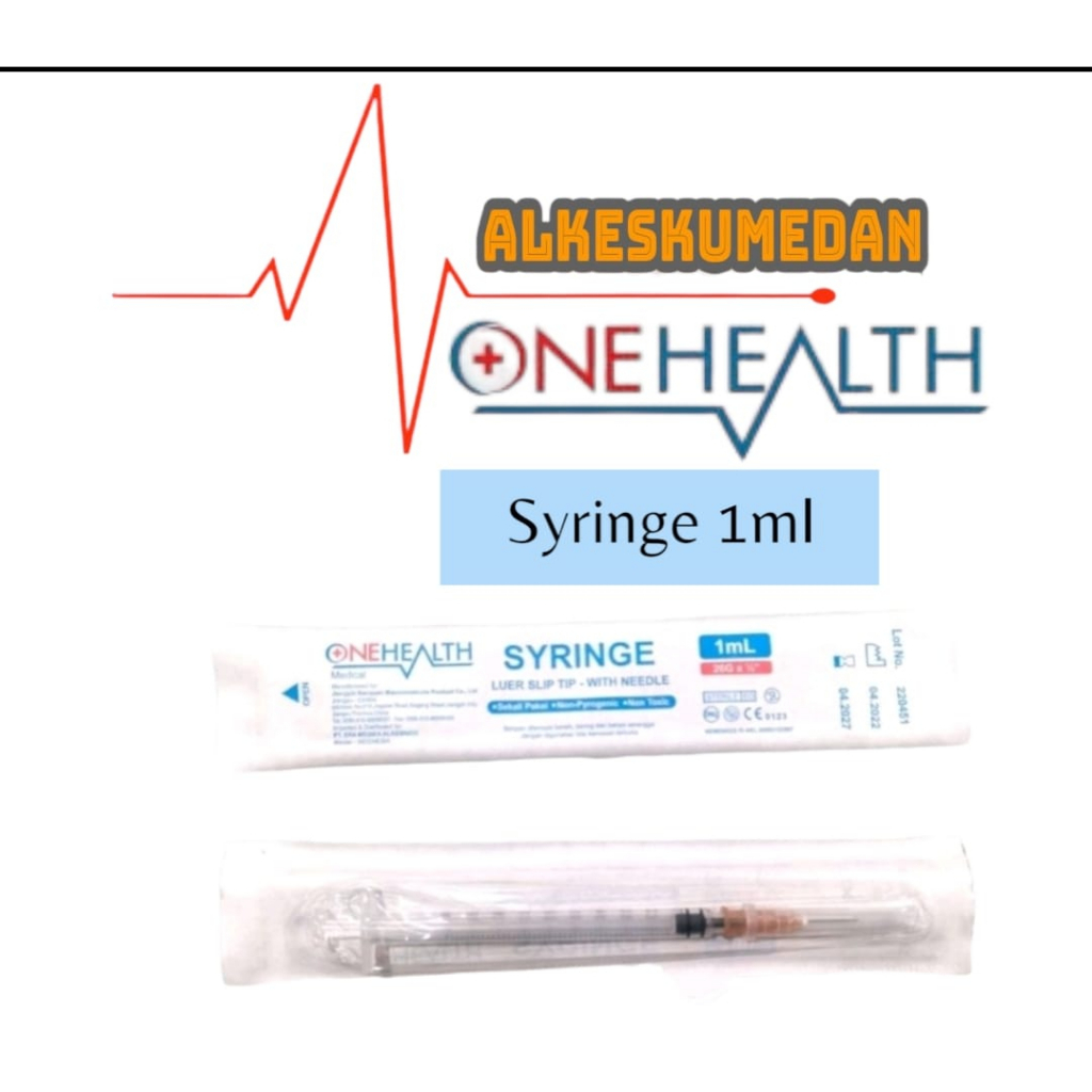 SPUIT 1CC , 3 CC DAN 5CC ONEHEALTH PERPCS