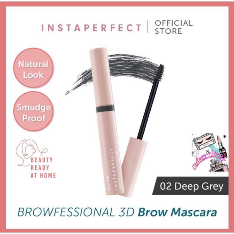 ☃️Cutezz_Ching1☃️ Instaperfect BROWFESSIONAL 3D Brow Mascara 5.5 g - Maskara Alis