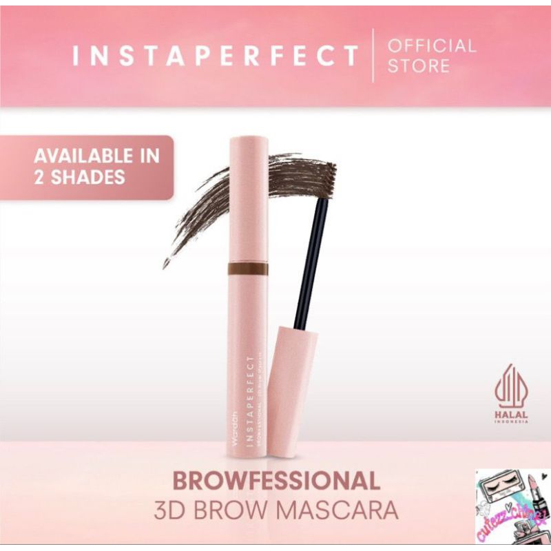 ☃️Cutezz_Ching1☃️ Instaperfect BROWFESSIONAL 3D Brow Mascara 5.5 g - Maskara Alis