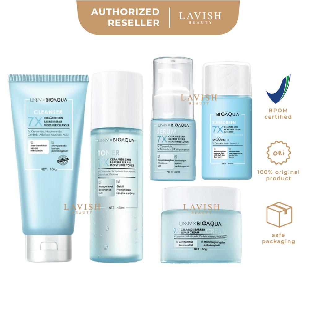 BIOAQUA BIO AQUA 7x Ceramide Skin Barrier Repair Moisture Toner // Moisturize Lotion // Moisturize C