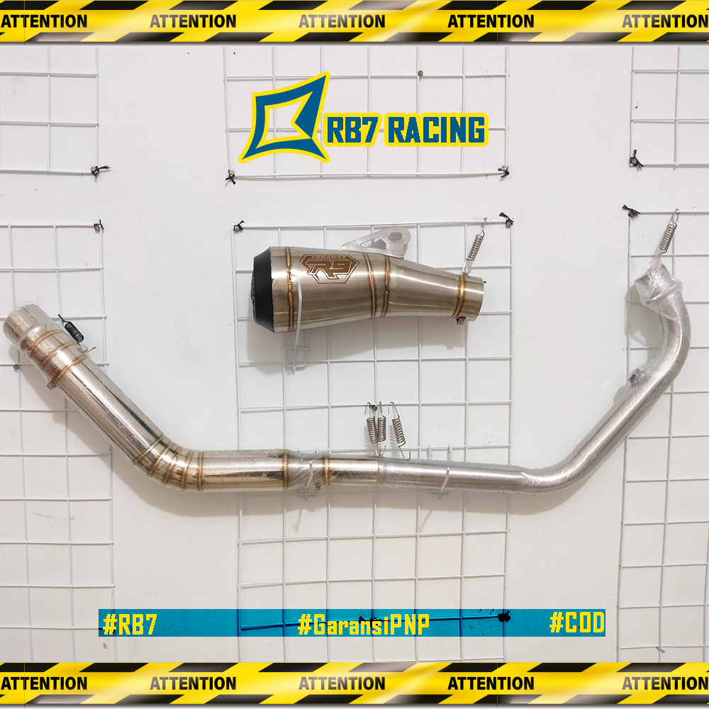 Knalpot Racing Full System R9 GP Untuk CBR 150 CB 150 VIXION R15 V2 V3 V4 GSX SATRIA FU MX KING MEGA