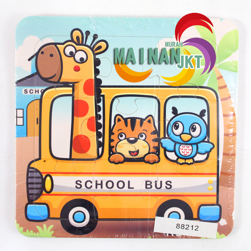 MAINANKEI MAINAN EDUKASI PUZZLE ANIMAL 88212 PUZZLE SIMPLE UNTUK ANAK BERMAIN DAN BERFIKIR