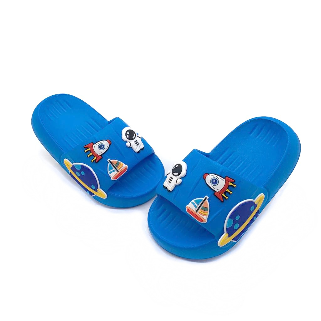 Sandal Slop Laki Laki Model Terbaru Motif Astronot Viral