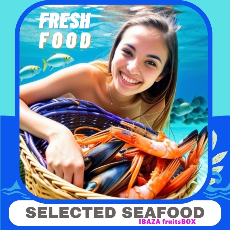 

Seafood Segar Fresh : Udang Cumi Kepiting Kerang Selected Seafood Ibaza fruitbox