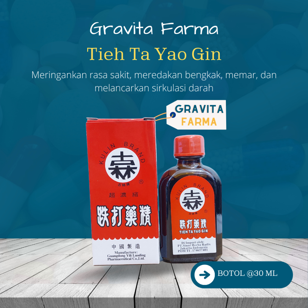 Tieh Ta Yao Gin 30 mL betadine cina
